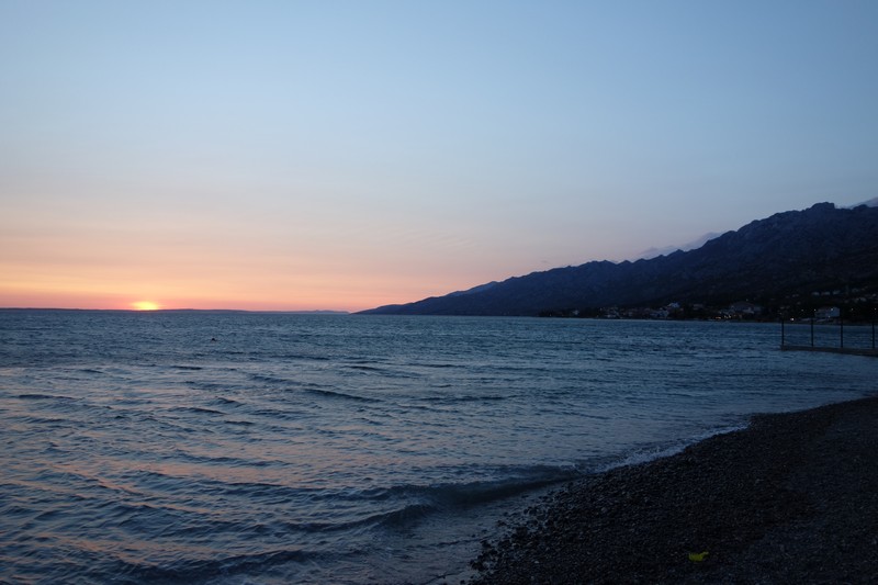 Sonnenuntergang am Strand