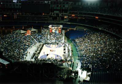 Die Toronto Raptors im Skydome, Toronto